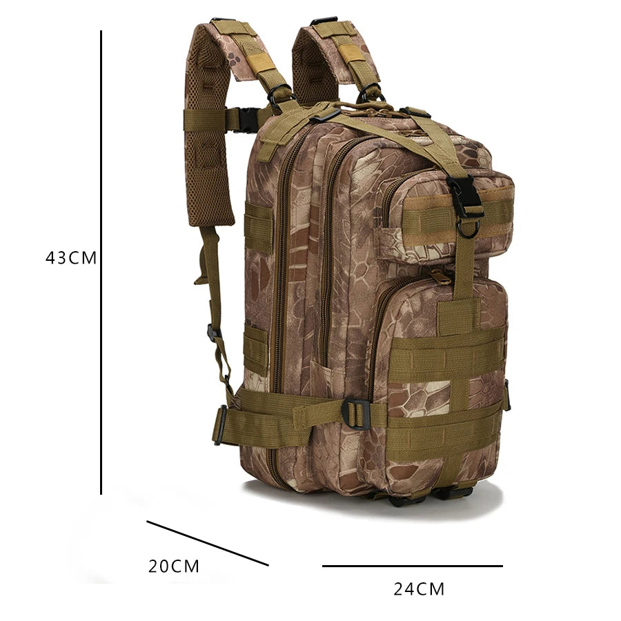 30L Military Tactical Backpack Large Camping Backpacks Trekking Fishing Hunting Waterproof Bags Men Army Rucksacks